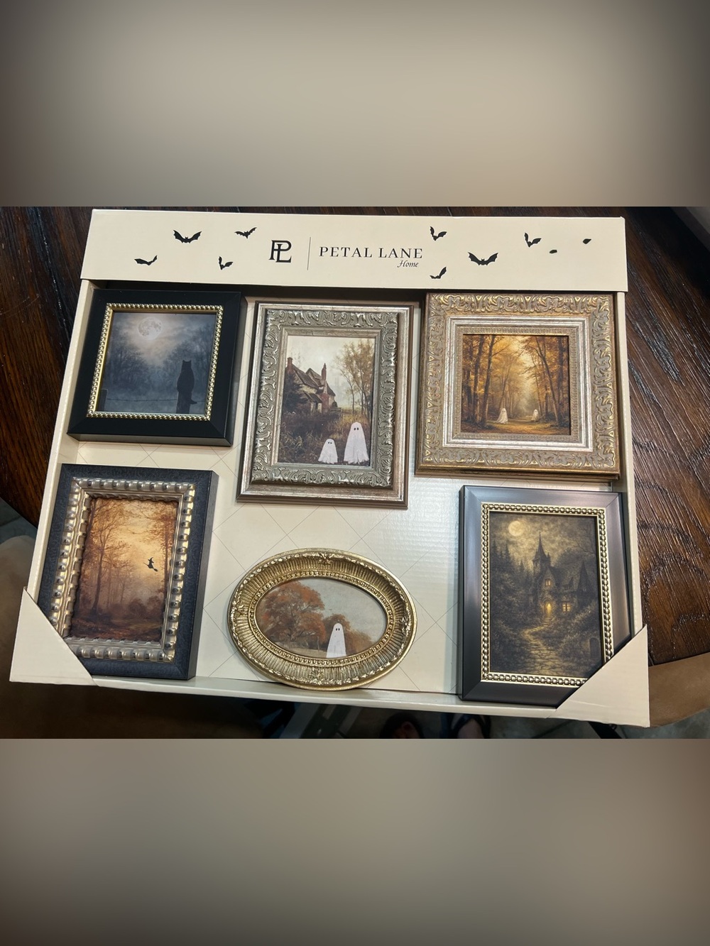 White Ghost Wall Art Print - Framed Home Art